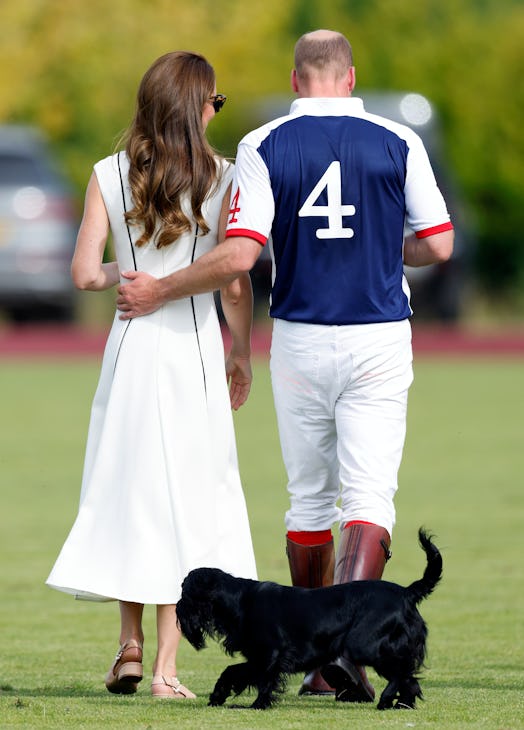 Kate Middleton and Prince William got frisky at the polo match.