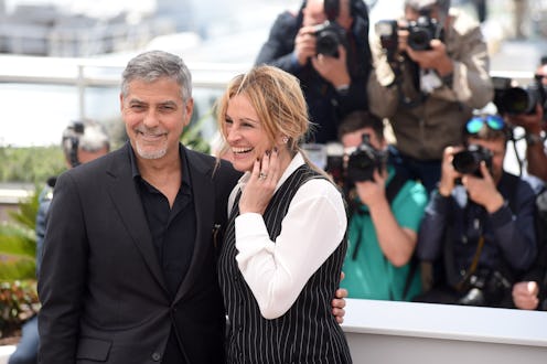 US actor George Clooney and US actress Julia Roberts attends at the photocall for 'Money Monster' at...