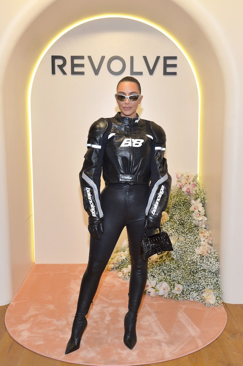 Kim Kardashian attends the Revolve Social Club VIP Opening at Revolve Social Club on March 03, 2022 ...