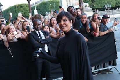 PARIS, FRANCE - JULY 06:  Kris Jenner attends Balenciaga  Dinner at Hotel de la Marine on July 06, 2...