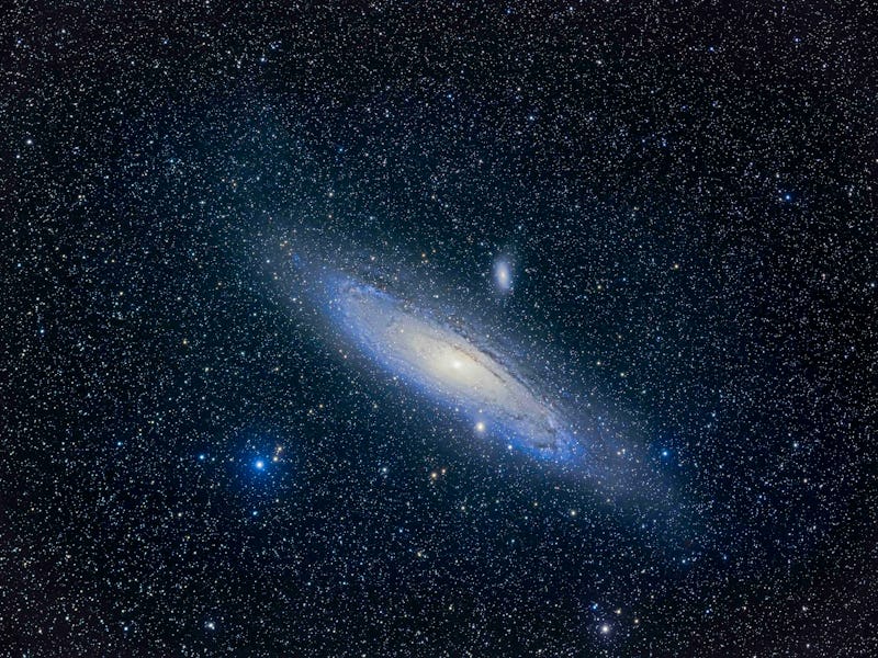 Time for my annual image of the Andromeda Galaxy! This is M31, the spiral galaxy in Andromeda, with ...
