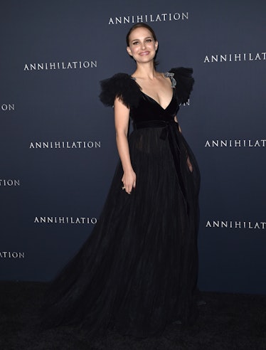Natalie Portman attends the Los Angeles premiere of 'Annihilation