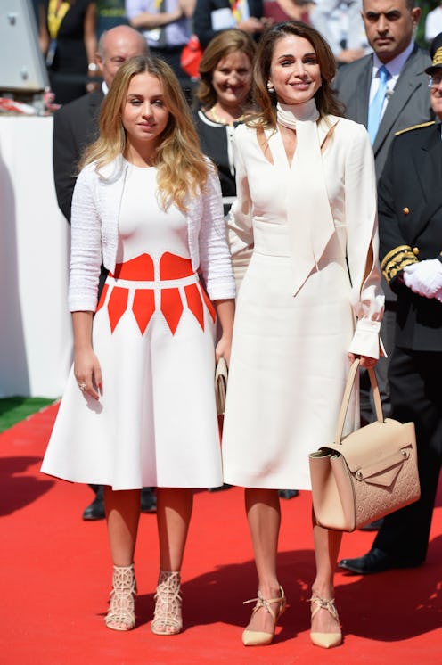 Princess Iman Bint Abdullah of Jordan and Queen Rania of Jordan