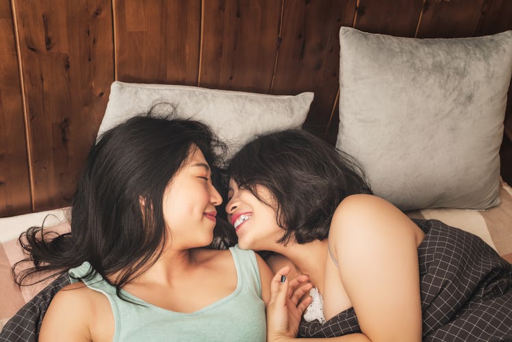 Couple navigating queer sex after coming out