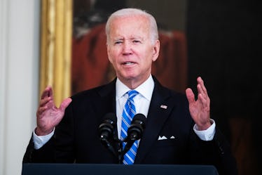 UNITED STATES - JULY 7: President Joe Biden speaks during a ceremony to present the Presidential Med...
