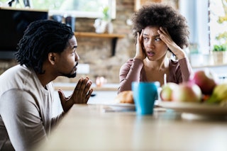 According to couples' therapists, arguing can be both a good sign and a bad sign for a marriage.