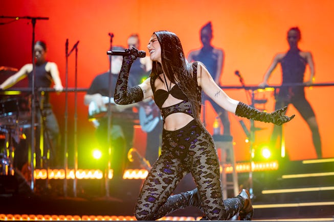 Dua Lipa Wore Designer Catsuits For Her Back-To-Back Music Festival  Performances