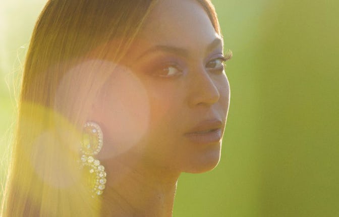 LOS ANGELES, CA - MARCH 27: In this handout photo provided by A.M.P.A.S., Beyoncé performs during th...