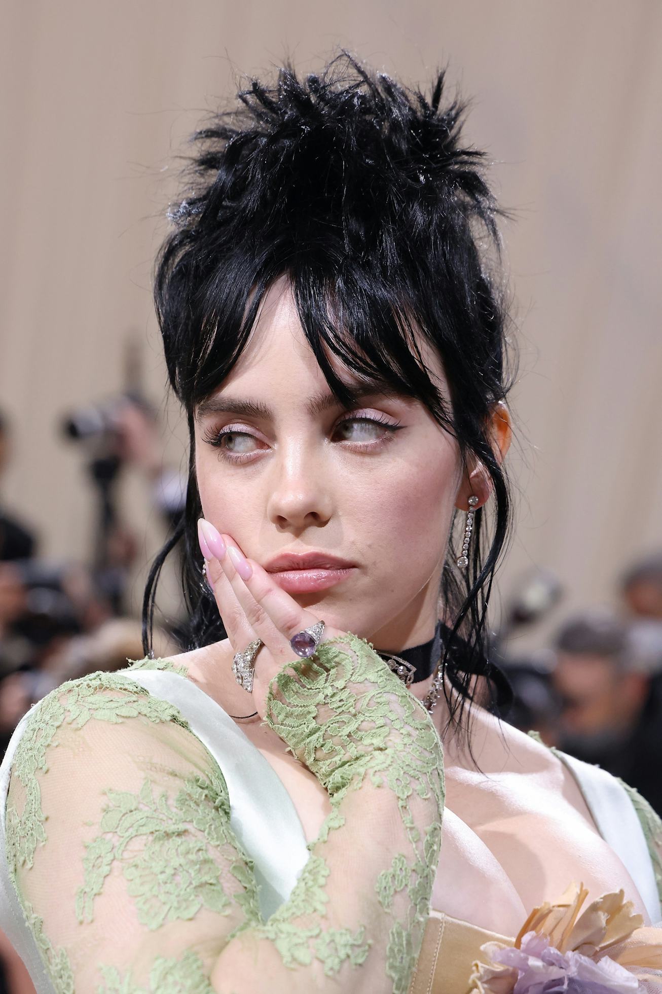 NEW YORK, NEW YORK - MAY 02: Billie Eilish attends "In America: An Anthology of Fashion," the 2022 C...