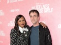Mindy Kaling addressed the rumors that BJ Novak is her kids' father.