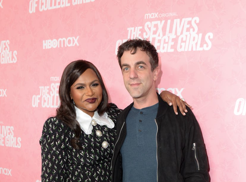 Mindy Kaling addressed the rumors that BJ Novak is her kids' father.