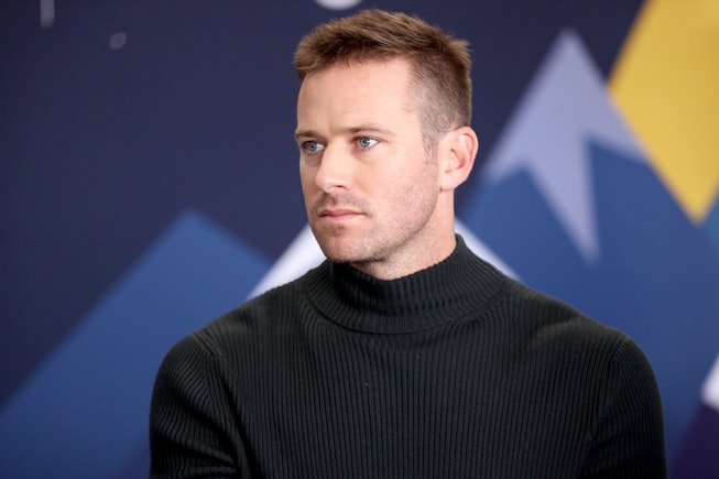 PARK CITY, UT - JANUARY 26:  Armie Hammer of 'Wounds' attends The IMDb Studio at Acura Festival Vill...