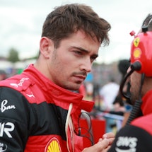 HUNGARORING, MOGYOROD, HUNGARY - 2022/07/31: Charles Leclerc of Scuderia Ferrari  looks on before  t...