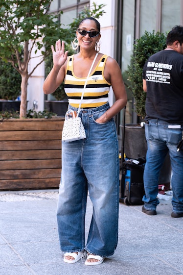 NEW YORK, NY - AUGUST 09: Tracee Ellis Ross is seen on August 09, 2022 in New York. (Photo by MEGA/G...
