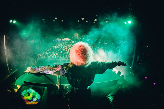 INDIO, CALIFORNIA - APRIL 15: TOKiMONSTA performs onstage at the Gobi Tent  during 2022 Coachella Va...