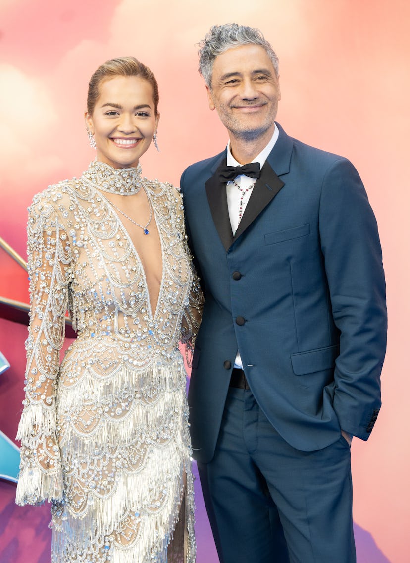 LONDON, ENGLAND - JULY 05: Rita Ora and Taika Waititi attend the UK Gala screening of "Thor: Love an...