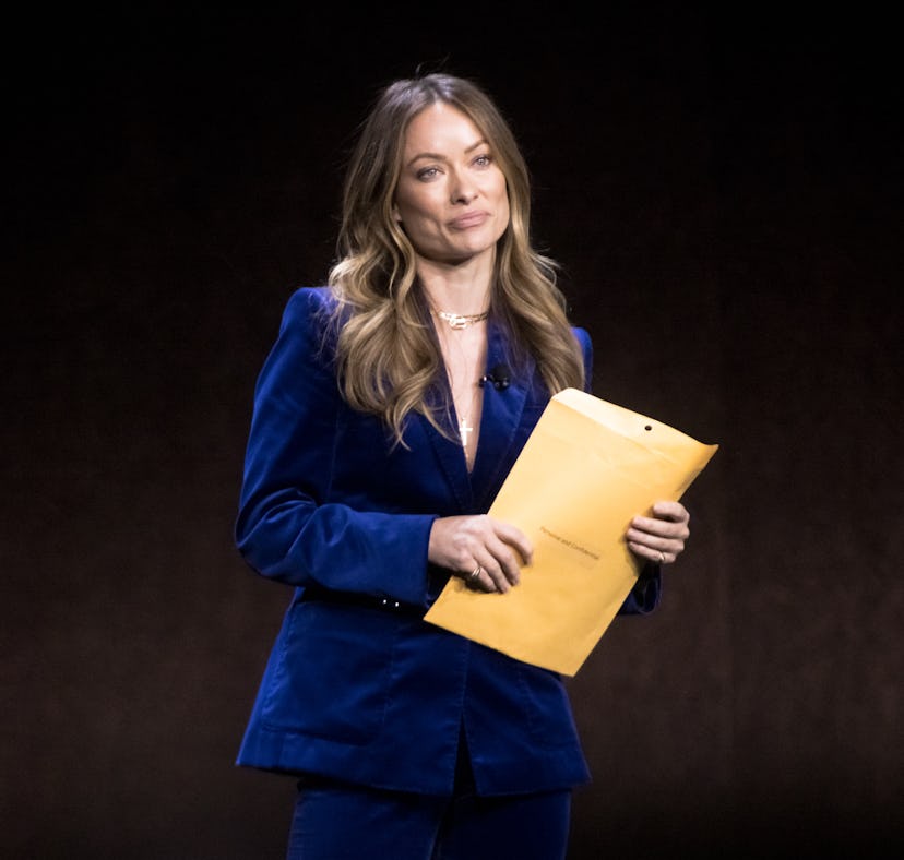 Olivia Wilde responded to Jason Sudeikis publicly delivering custody papers.