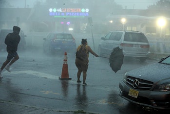 Cities are particularly vulnerable to floods because concrete can't absorb water.