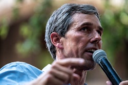 AUSTIN, TX - JUNE 20:  Former U.S. Rep. Beto O'Rourke (D-TX) speaks at a rally at the state Capitol ...