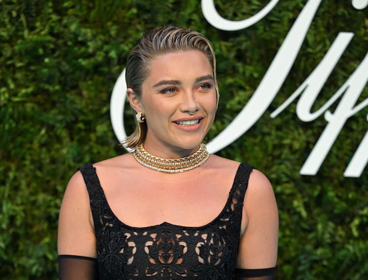 LONDON, ENGLAND - JUNE 09: Florence Pugh attends the Tiffany & Co. "Vision & Virtuosity" Brand Exhib...