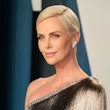 US-South African actress Charlize Theron attends the 2020 Vanity Fair Oscar Party following the 92nd...