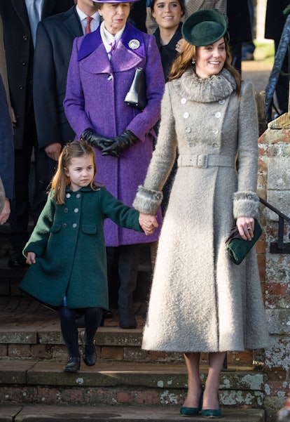 Kate Middleton and Princess Charlotte are both great at a curtsy.