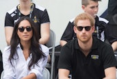 TORONTO, ON - SEPTEMBER 25:  Meghan Markle and Prince Harry appear together at the wheelchair tennis...
