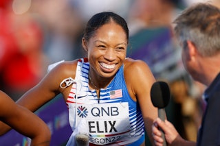 Allyson Felix opens up about being a working parent and deciding when it was time to retire. Here, s...
