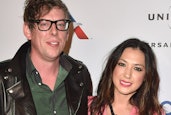 LOS ANGELES, CA - FEBRUARY 15:  Drummer Patrick Carney of The Black Keys and Singer Michelle Branch ...