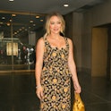 Hilary Duff is feeling guilt over being a working parent. Here, she is seen leaving the today show o...
