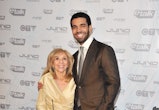 Host/singer Drake (R) with his mother Sandi Graham pose on the red carpet at the 2011 Juno Awards at...