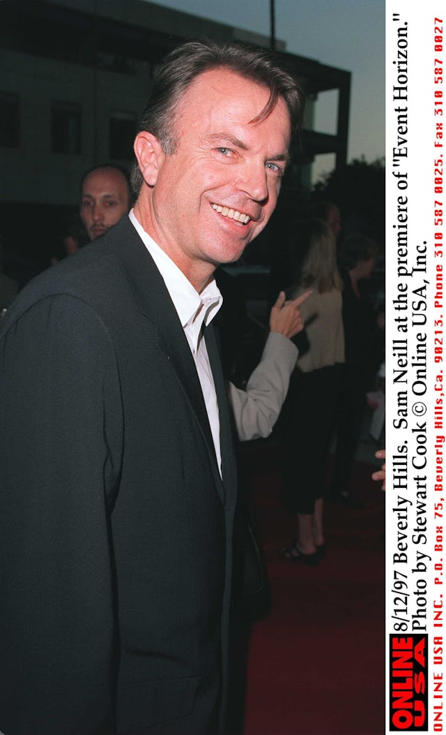 8/12/97 Beverly Hills, CA. Sam Neill at the premiere of "Event Horizon."