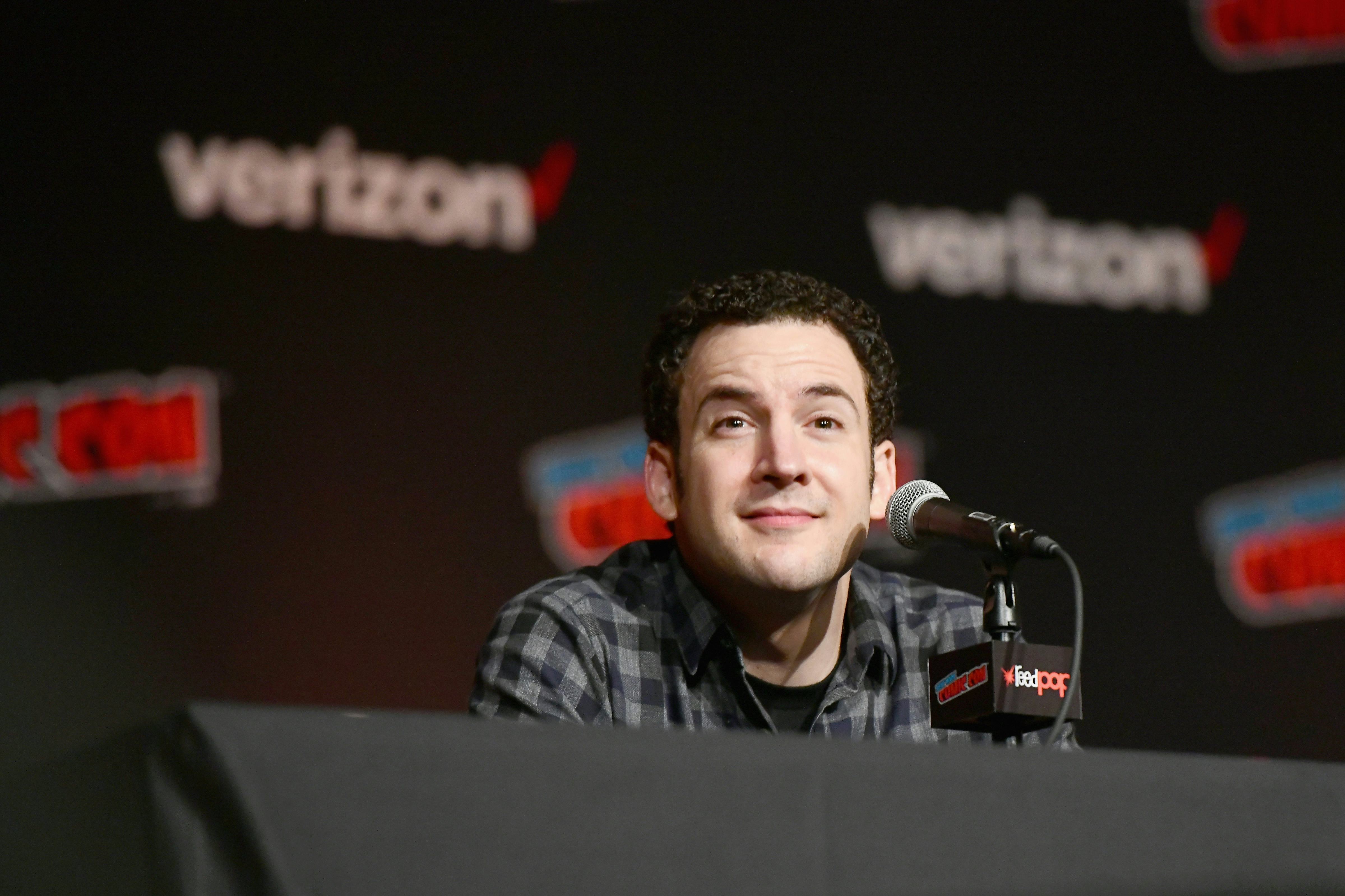 NEW YORK, NY - OCTOBER 05:  Ben Savage speaks onstage at the Boy Meets World 25th Anniversary Reunio...