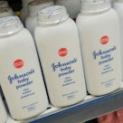 Johnson's,baby powder. (Photo by: Newscast/Universal Images Group via Getty Images)