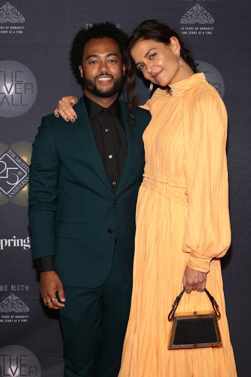 NEW YORK, NEW YORK - MAY 26: Bobby Wooten III and Katie Holmes attend The Moth Ball 25th Anniversary...