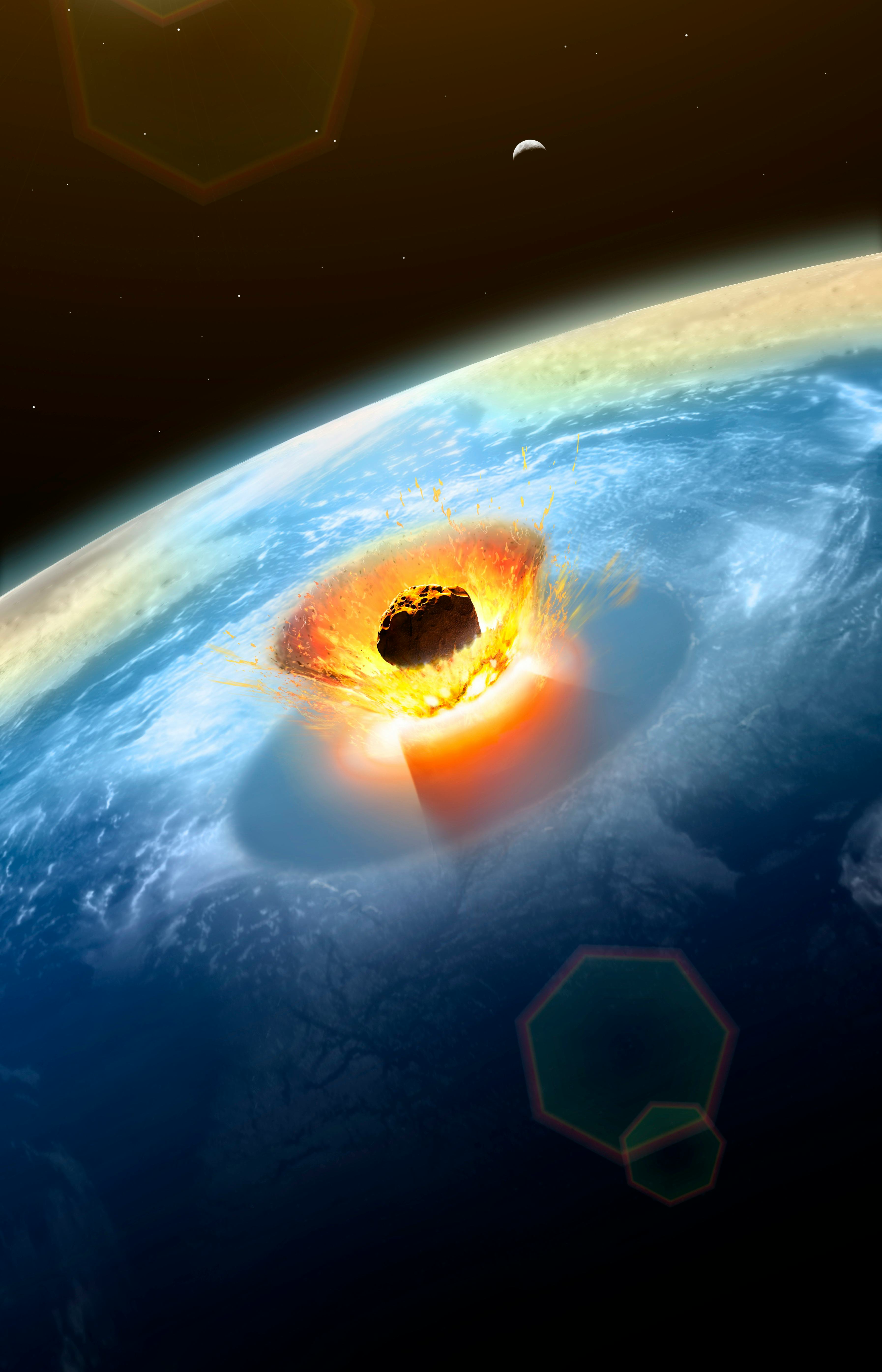 Where Asteroids Hit Killing Dinosaurs