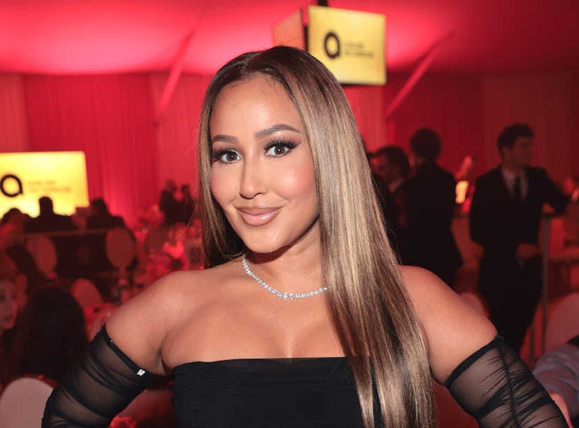 Adrienne Bailon announced on Instagram she welcomed a baby boy, Ever James.