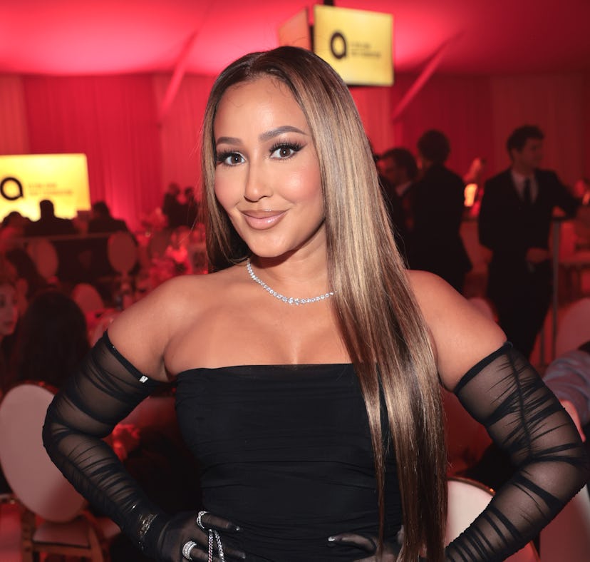 Adrienne Bailon announced on Instagram she welcomed a baby boy, Ever James.