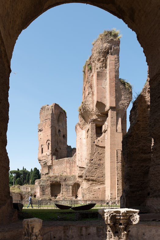 The Baths of Caracalla in Rome Italy