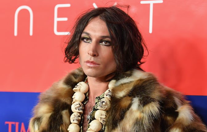 US actor Ezra Miller attends the First Annual "Time 100 Next" gala at Pier 17 on November 14, 2019 i...