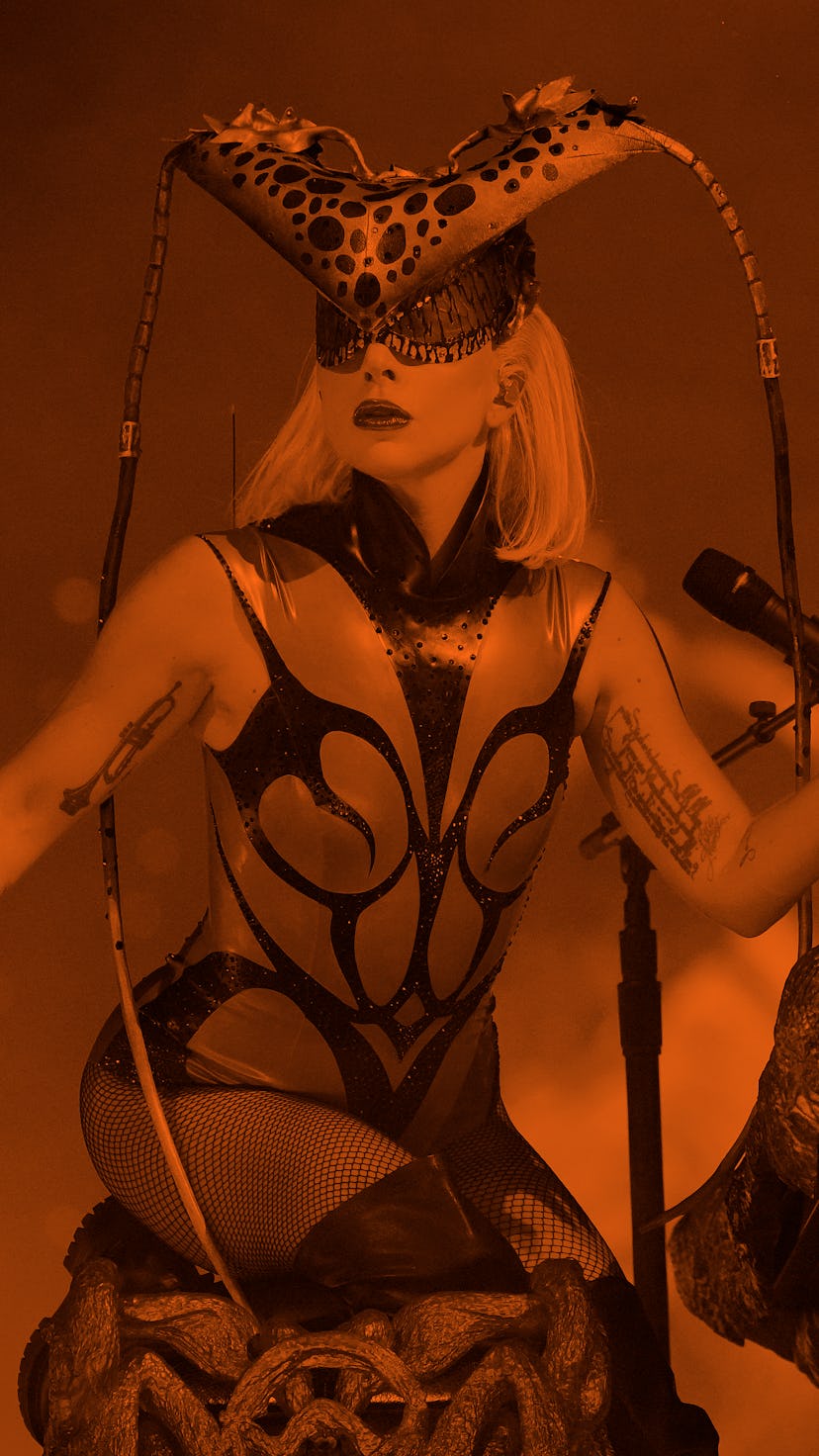 STOCKHOLM, SWEDEN - JULY 21: (Exclusive Coverage) Lady Gaga performs on stage during The Chromatica ...