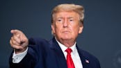 UNITED STATES - JULY 26: Former President Donald Trump addresses the America First Policy Institute'...
