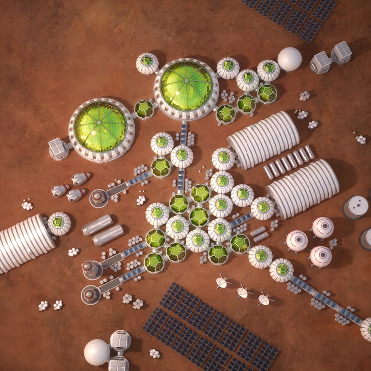 A human settlement on Mars will need to have a reliable, sustainable food source.