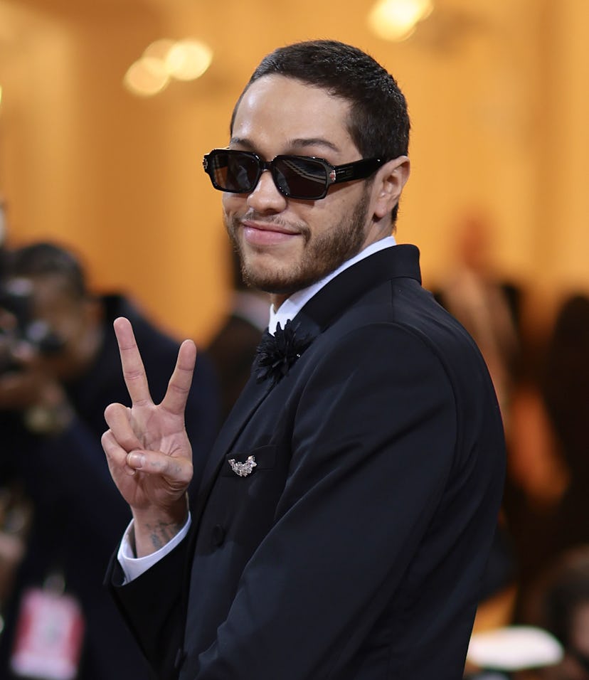 NEW YORK, NEW YORK - MAY 02:  Pete Davidson attends The 2022 Met Gala Celebrating "In America: An An...