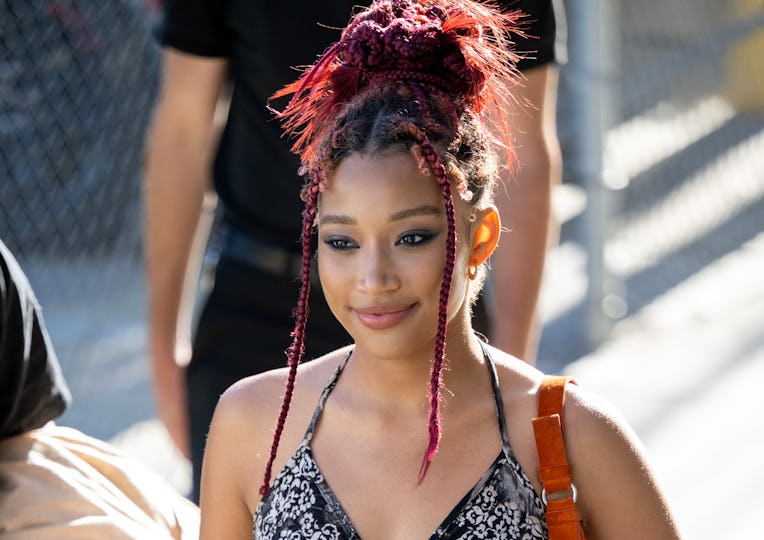 LOS ANGELES, CA - AUGUST 11: Amandla Stenberg is seen at "Jimmy Kimmel Live" on August 11, 2022 in L...