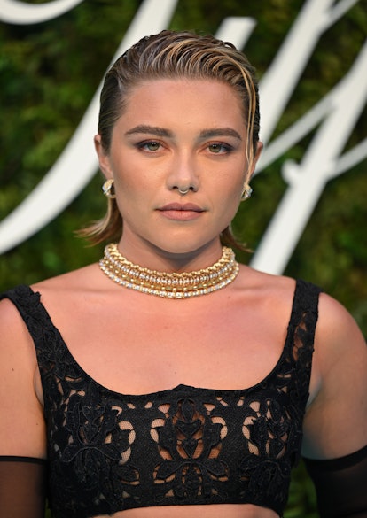 LONDON, ENGLAND - JUNE 09: Florence Pugh attends the Tiffany & Co. "Vision & Virtuosity" Brand Exhib...