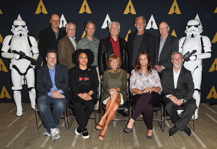 Visual effects artists and producers attend The Academy Of Motion Picture Arts And Sciences Hosts Ga...