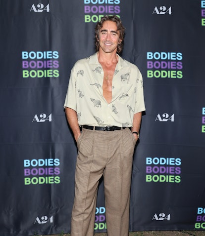 NEW YORK, NEW YORK - AUGUST 02: Lee Pace attends the A24's "Bodies Bodies Bodies" New York Screening...
