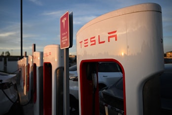 A Tesla supercharger is among the fastest options for long drives.