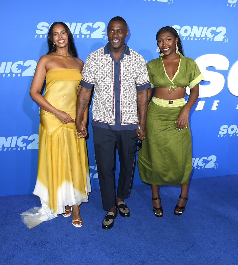  Idris Elba, Isan Elba, Sabrina Elba arrives at the Los Angeles Premiere Screening Of "Sonic The Hed...